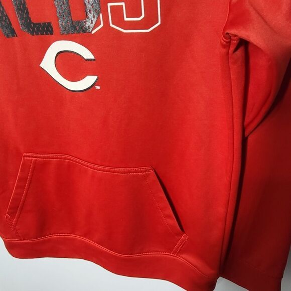 Cincinnati Reds Women's Red & Black Hoodie - Picture 6 of 9
